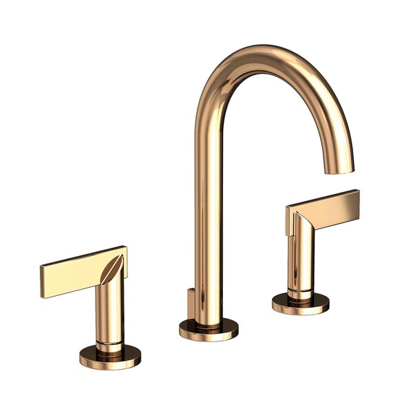 Newport Brass Widespread Lavatory Faucet in French Gold (Pvd) 2480-24A - main